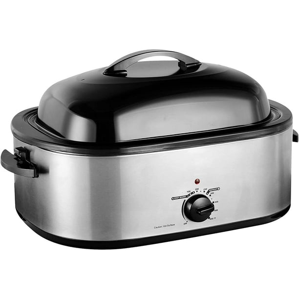 RoyalCraft 20 Quart Electric Roaster Oven with SelfBasting Lid