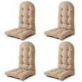 thumbnail image 1 of Royalcraft 29.5" Adirondack Chair Cushion, Polyester Fabric Beige, 4 Count, 1 of 7