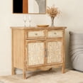 thumbnail image 1 of May in Color Storage Cabinet with Drawers and Doors, Kitchen Buffet Sideboard, for Hallway, Dining Room, Living Room, Natural, 1 of 9
