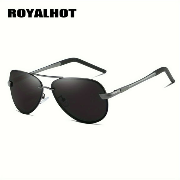 RoyalHot  Polarized Frog Mirror Metal Riding Outdoor Driving Fashion Glasses UV400