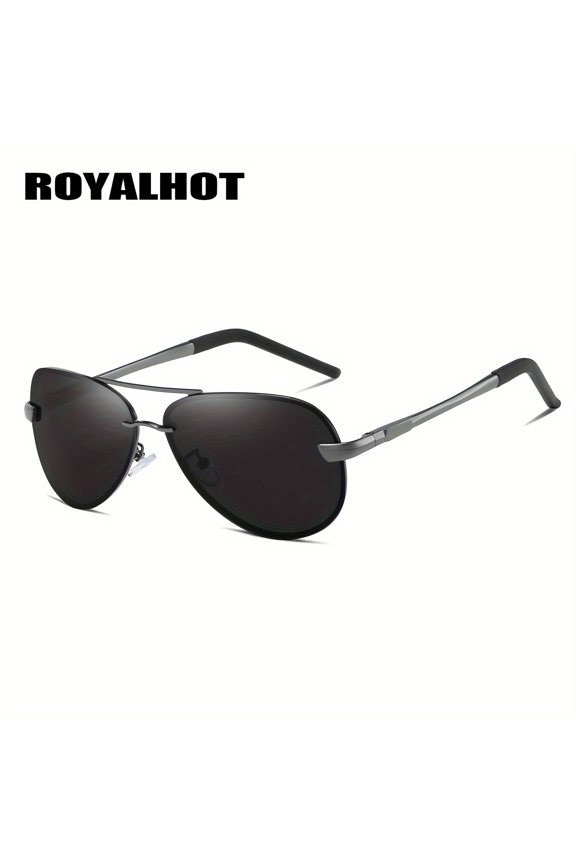 RoyalHot Polarized Frog Mirror Metal Riding Outdoor Driving Fashion Glasses UV400