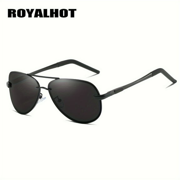 RoyalHot  Polarized Frog Mirror Metal Riding Outdoor Driving Fashion Glasses UV400