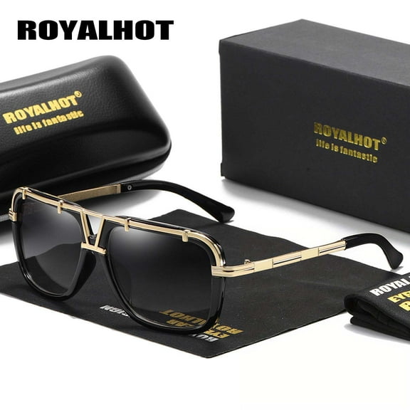 RoyalHot Unisex Casual Luxury Full Frame Glasses Oversize Frame Outdoor Glasses