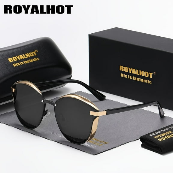 RoyalHot Unisex Fashion Driving Sunglasses Party Outdoor Polarized Oval Frame Sunglasses