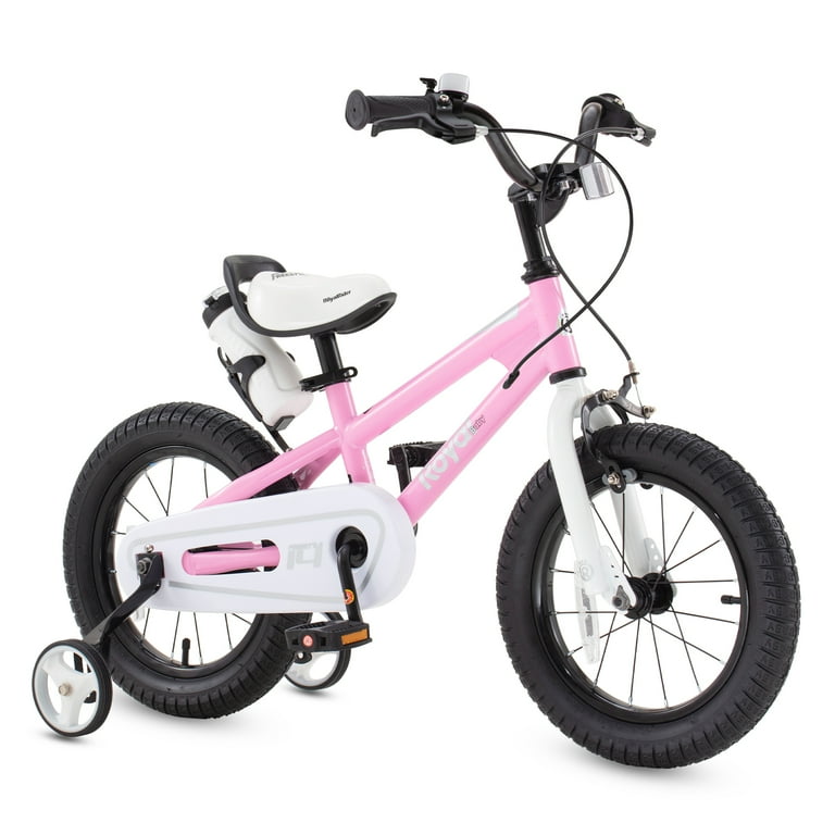 Royalbaby Boys Girls Kids Bike 12 In BMX Freestyle Pink Hand