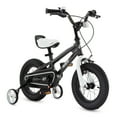 thumbnail image 1 of Royalbaby Boys Girls Kids Bike 16 In BMX Freestyle Black 2 Hand Brakes Bicycles with Training Wheels Child Bicycle, 1 of 12