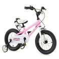 thumbnail image 1 of Royalbaby Boys Girls Kids Bike 16 In BMX Freestyle Pink 2 Hand Brakes Bicycles with Training Wheels Child Bicycle, 1 of 11