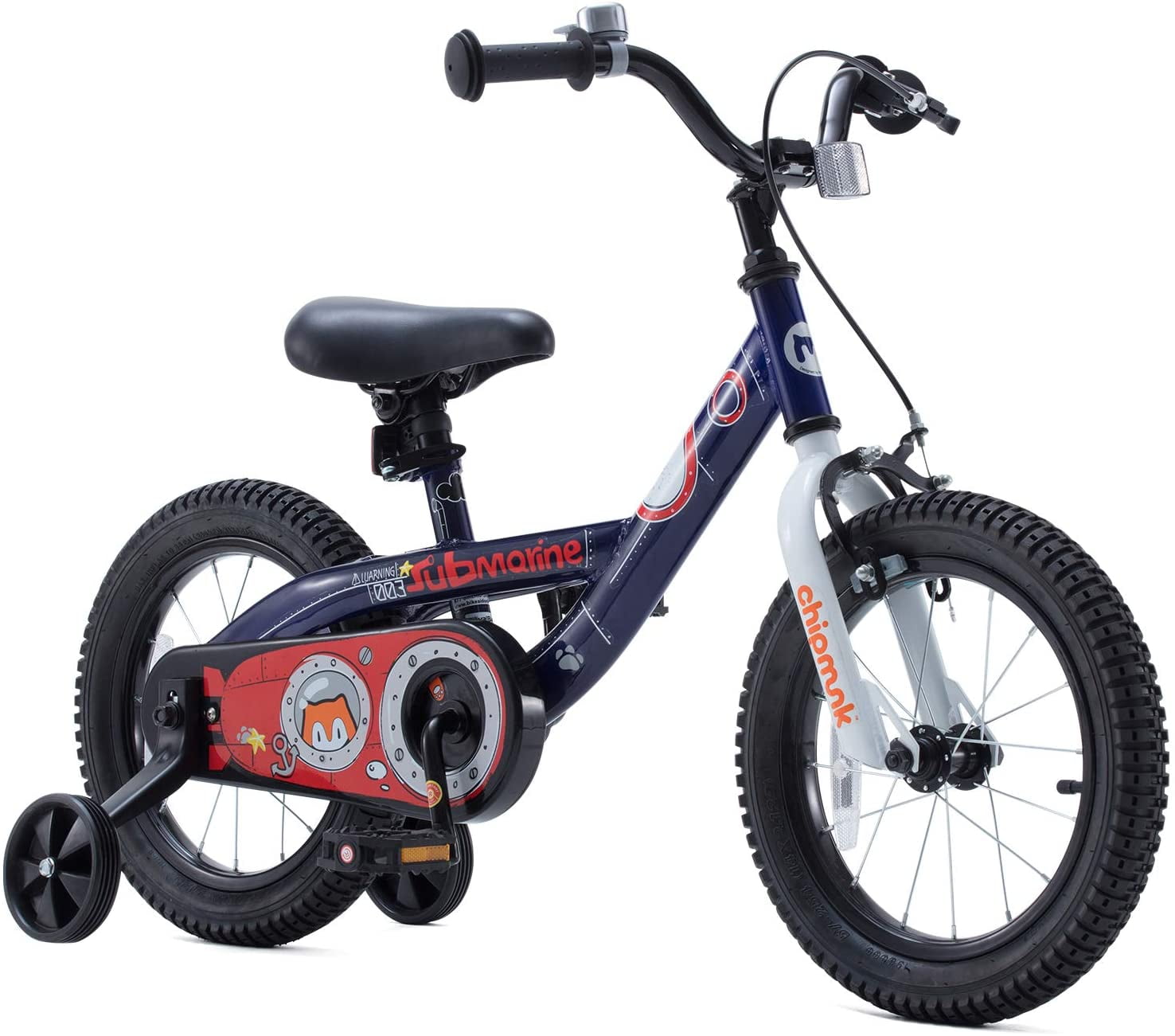 Royalbaby Chipmunk Boys Girls and Kid’s Submarine Steel 18 In Bike with kickstand Navy Blue Sansujyuku sansujyuku.com