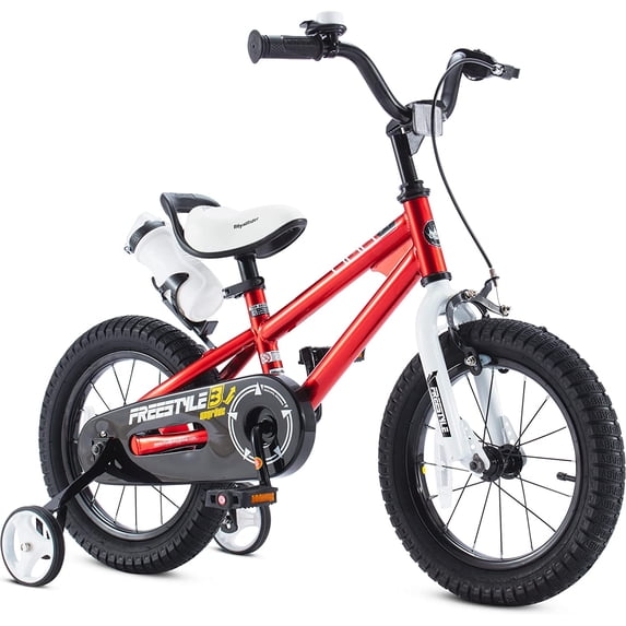 Royalbaby Freestyle 12" Kids Bicycle for Boys Girls, Ages 3-4 Years, Red