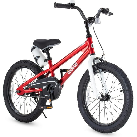 Royalbaby Freestyle 18" Kids Bicycle for Boys Girls, Ages 6-9 Years, Red