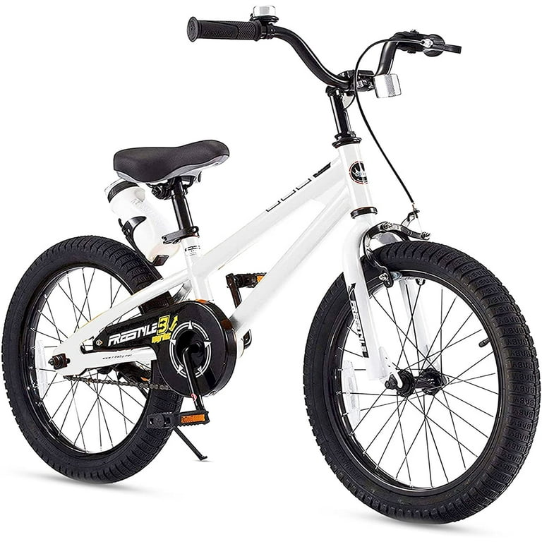 Royalbaby Freestyle 18 Kids Bicycle for Boys Girls Ages 6 9 Years White Walmart