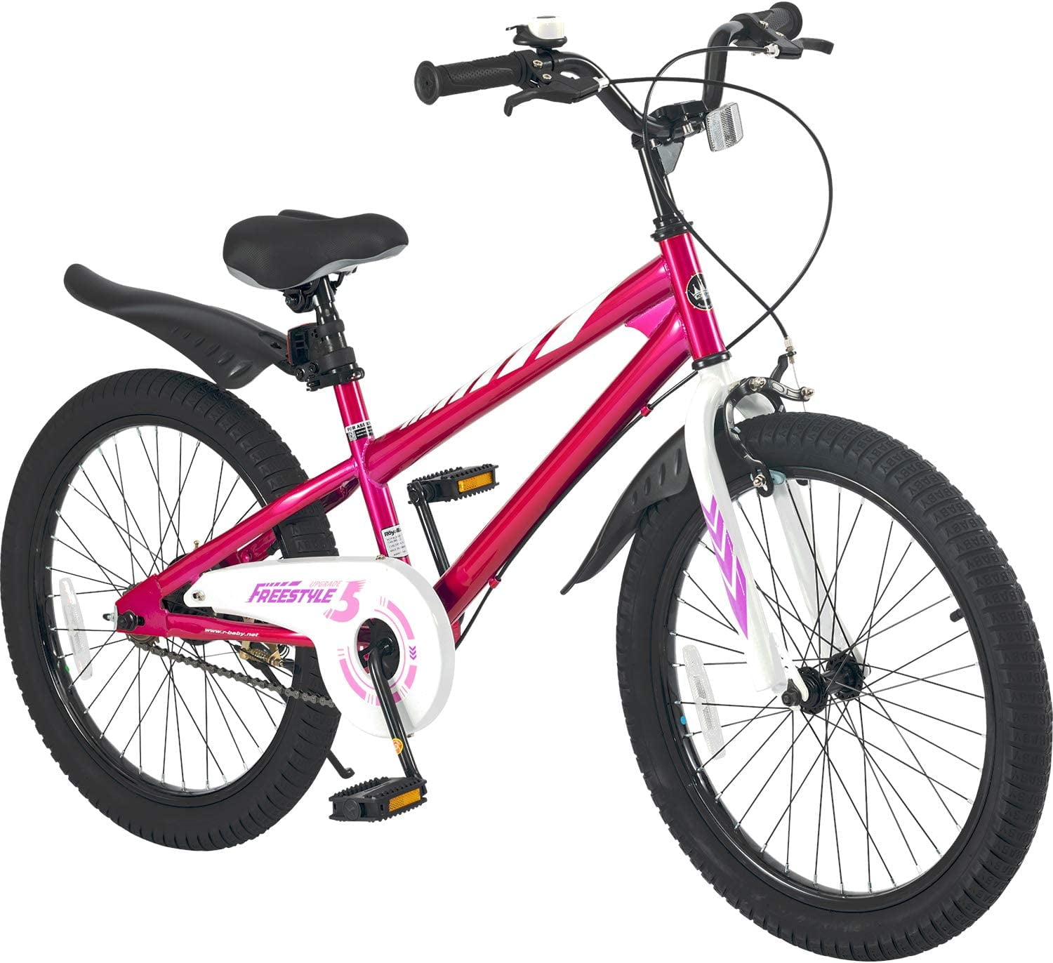 Free Shipping Royalbaby Freestyle 20 Bicycle for Boys and Girls Ages 9 12 Years Purple Walmart