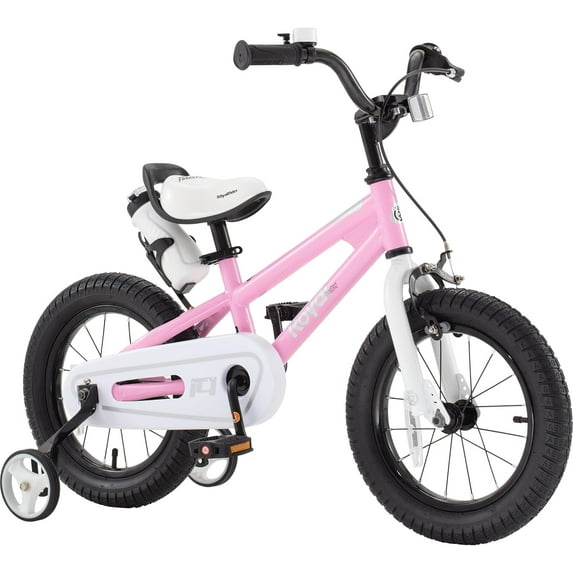 Royalbaby Freestyle Kids Bike 12" Inch Bicycle for Boys Girls Ages 3-4 Years, Pink