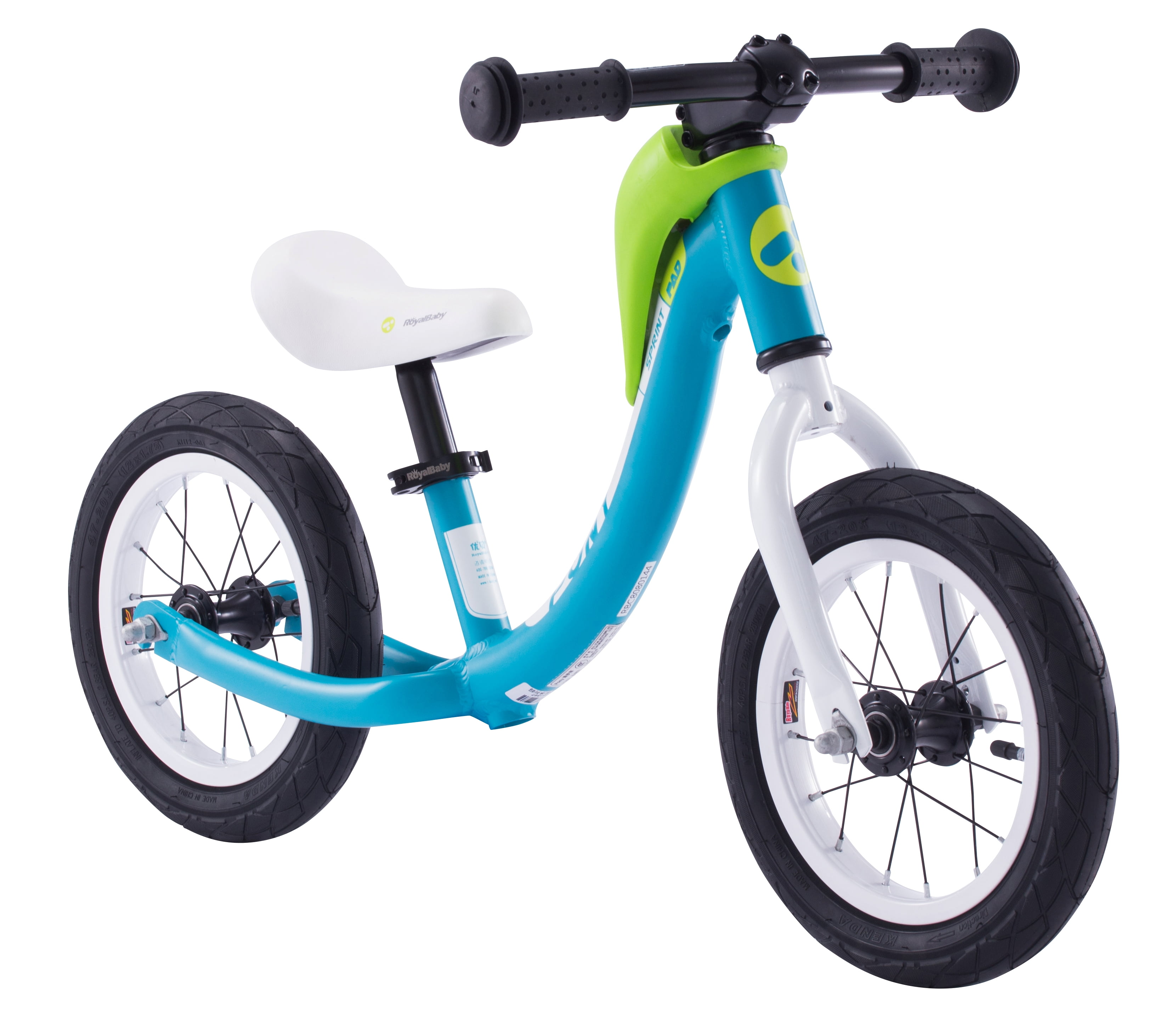 Royalbaby Pony Sport Alloy 12 inch Balance Bike with Carrying Strap Blue