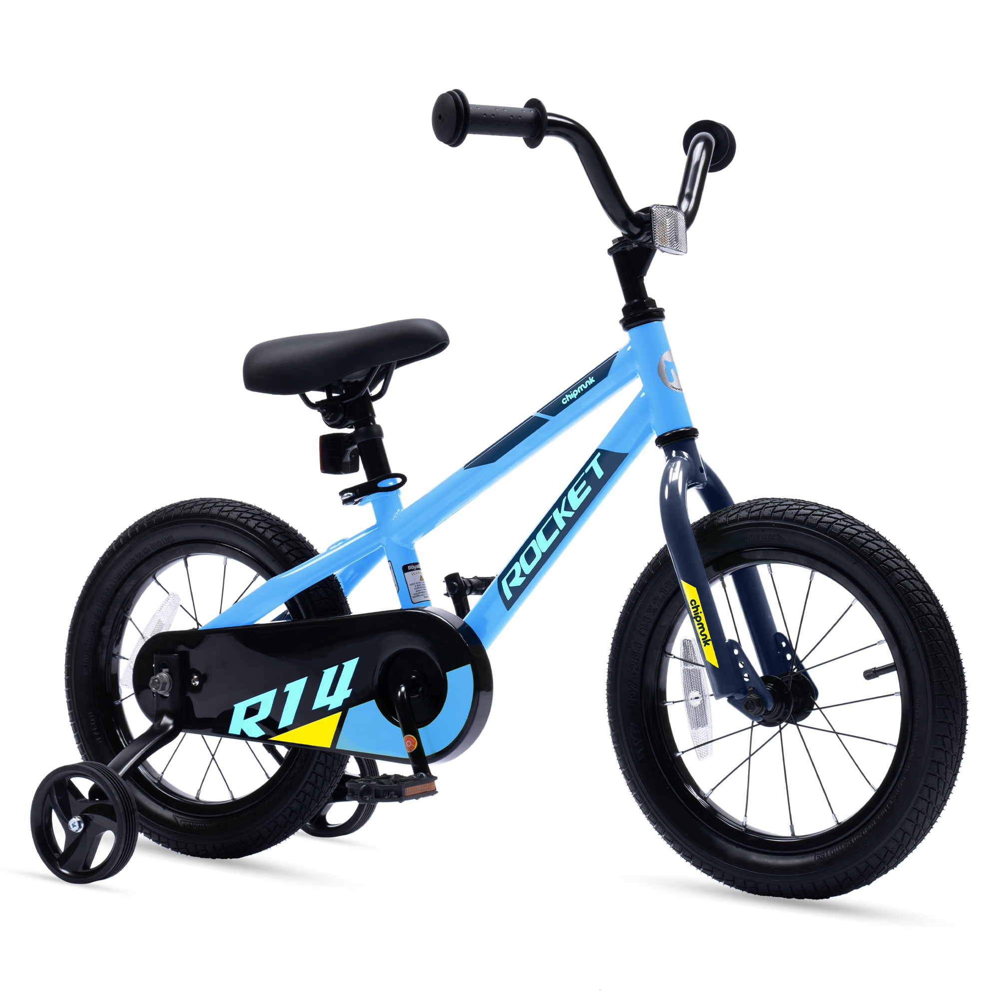 10/13まで　ROCKBIKES ROCKET サイズ530 ベルリンブルー Royal Baby, Kids 14-Inch BMX Training Wheel Bicycle, RRK150, Blue