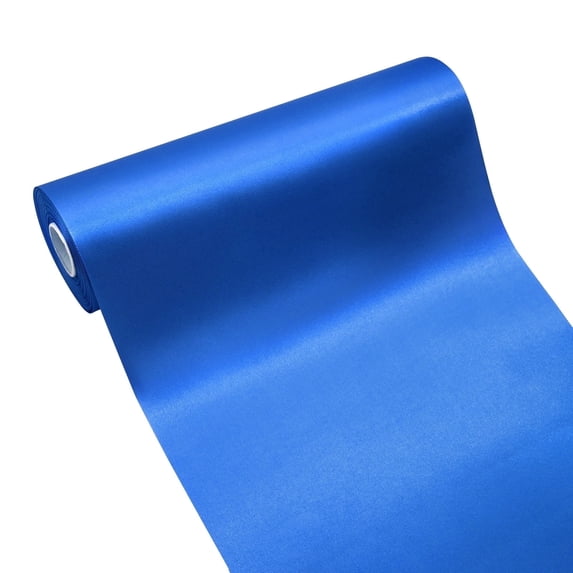 THEGLY Royal Blue Satin Ribbon 10 Inch 25 Yards Fabric Large Silk Ribbon for Gift Wrapping Opening Chair Sash Table Hair Car Bows Sewing Craft