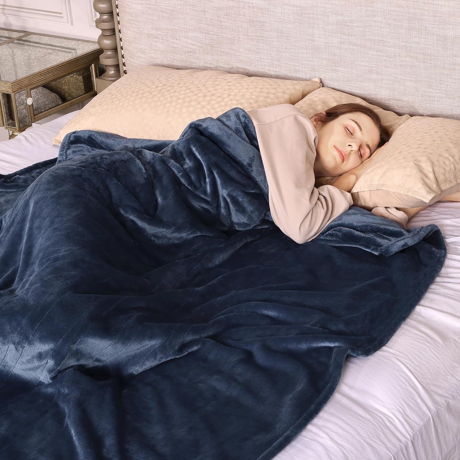 Royalcraft Electric Heated Blanket, 84" x 62" Twin Size Electric