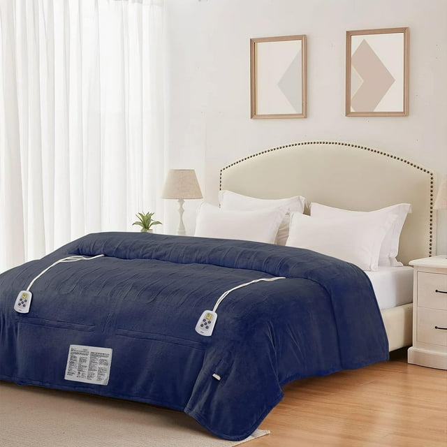 Royalcraft Heated Blanket King Size, Heating Electric Throw Blanket