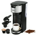 Royalcraft Single Serve Coffee Maker For Single Cup Pod & Coffee Ground