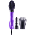 thumbnail image 1 of Royale 4-in-1 Interchangeable Blower Brush Set w/ Volumizing, Straightening & Curling Attachments (Purple), 1 of 5