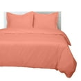 thumbnail image 1 of ROYALE Coral Duvet Cover King Size - Washed Duvet Cover Set, 3 Piece Double Brushed Duvet Covers with Button Closure - 1 Duvet Cover 104x90 inches and 2 Pillow Shams - Comforter Cover, 1 of 8