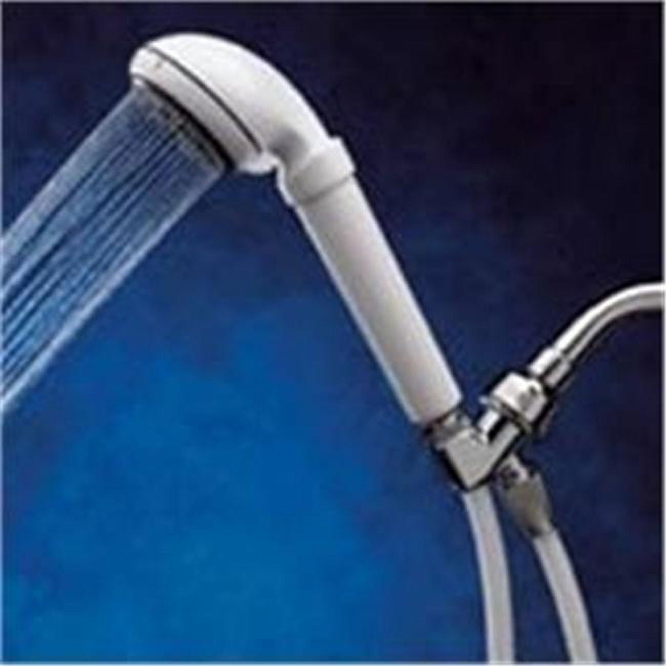 Royale Hand Held Shower Water Filter with 5way Massage and White