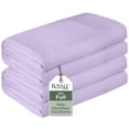 thumbnail image 1 of Royale Linens 2 Pack Bulk Flat Sheet Set - Top Sheets - Soft 1800 Microfiber - Wrinkle & Stain Resistant - for Hotel, Massage Table, Hospital, Dorm - Full Flat Sheet Sold Separately (Full, Lavender), 1 of 9