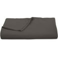thumbnail image 1 of Royale Linens 300 Thread Count 100% Long Staple Combed Cotton Flat Sheet - Super Soft - Top Sheet - Full Flat Sheet Sold Separately - Breathable, Cool & Crisp Percale Flat Sheet Only (Full, Grey), 1 of 10