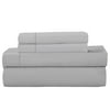 Royale Linens 4-Piece Glacier Grey Cotton Bed Sheet Set,  – Ultra Soft