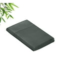 thumbnail image 1 of Royale Linens Bamboo Queen Flat Sheets Only - Cooling Sheets - Organic Viscose Derived from Bamboo - Queen Size Flat Sheet Only - Top Sheet - Breathable & Silky Bedding (Queen, Grey), 1 of 9