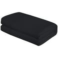thumbnail image 1 of Royale Linens California King Flat Sheet Only - Brushed 1800 Microfiber - Wrinkle&Stain Resistant - Hotel Quality Flat Sheet Sold Separately - Top Sheet for Bed (King Cal, Black), 1 of 10