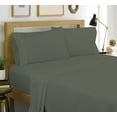 thumbnail image 1 of Royale Linens Graphite 400 Thread Count Performance Full Sheet Set, 1 of 4