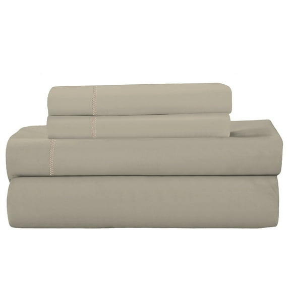 Royale Linens 4-Piece 100% Cotton Bed Sheet Set, King – Ultra Soft, Brushed Percale