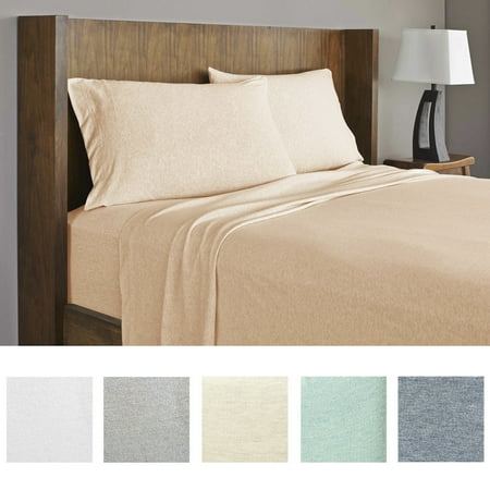 Twin 3-Piece Sheet Set, Soft Tees Luxury Cotton Modal Ultra Soft Jersey Knit Sheet Sets by Royale Linens