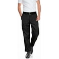 thumbnail image 1 of ROYALE LINENS Men's Classic Fit Wrinkle-Resistant Flat-Front Chino Pant (Regular and Big & Tall) Black, 1 of 7