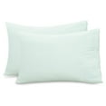 thumbnail image 1 of Royale Linens Waterproof Standard Pillow protector 2 Pack - 20x26 Inches - Pillow Encasement - 100% Microfiber - Zippered Closure - Pillow Case - Smooth & Breathable (Standard, Pack Of 2, White), 1 of 1
