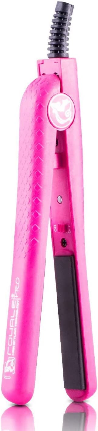Royale Mini Ceramic Tourmaline Flat Iron Hair Straightener  display picture 3