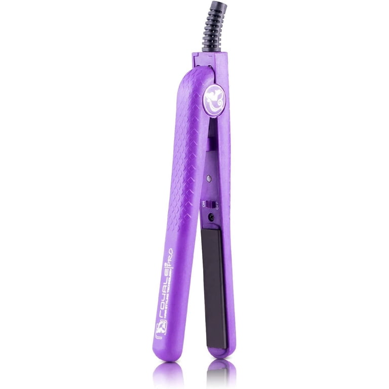 Royale Multi-purpose Ceramic Hair Flat Iron NIB Royale Purple Ceramic Hair Curling & Straightening Irons for  main image 4