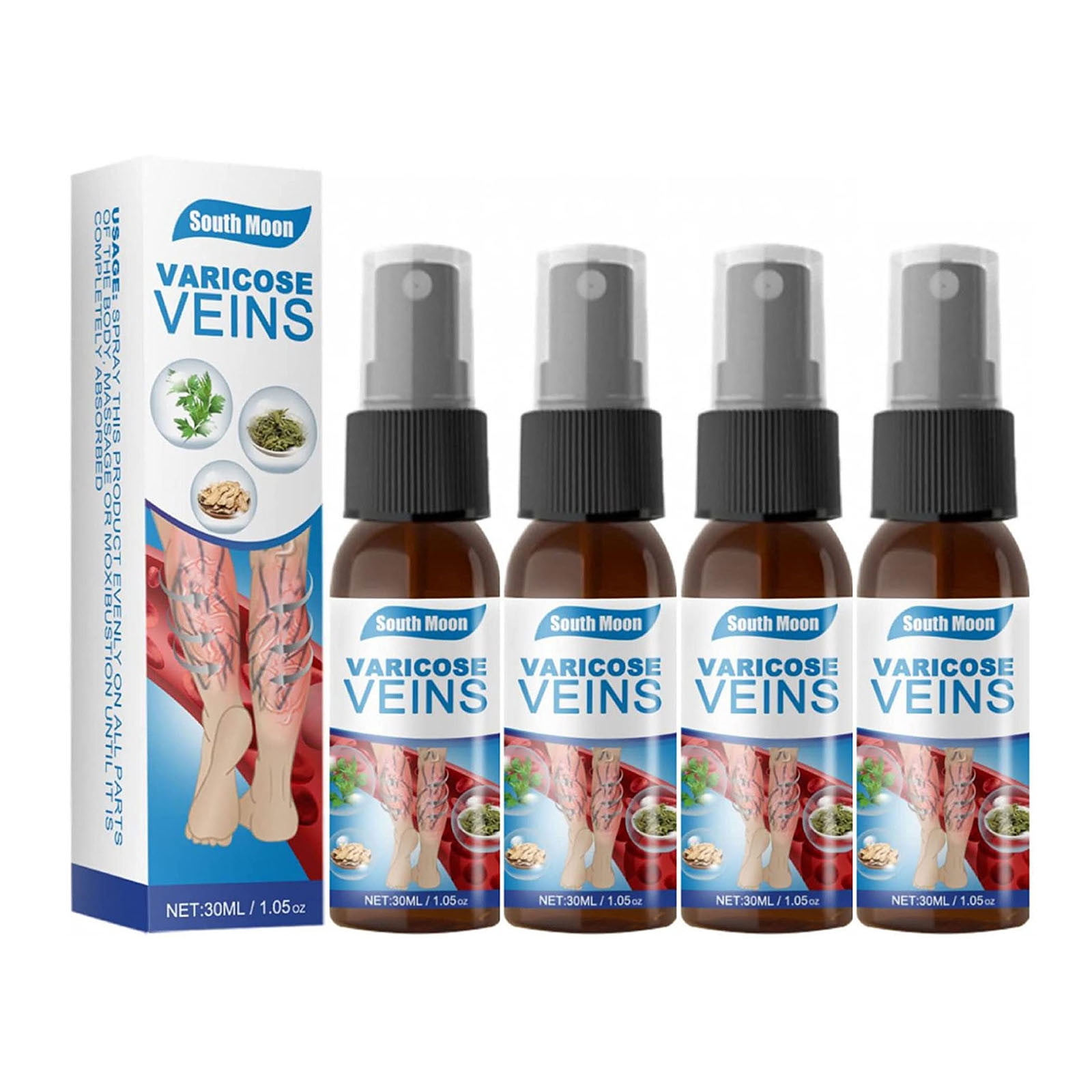 Royallove Vein Varicose Veins Spray, Vein Varicose Veins Soothing Spray