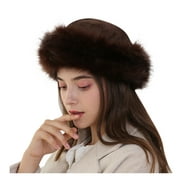 RoyalloveFashion Women Winter Mongolian Hat Solid Thick Warm Solid Earmuffs Woollen Hat trucker hat