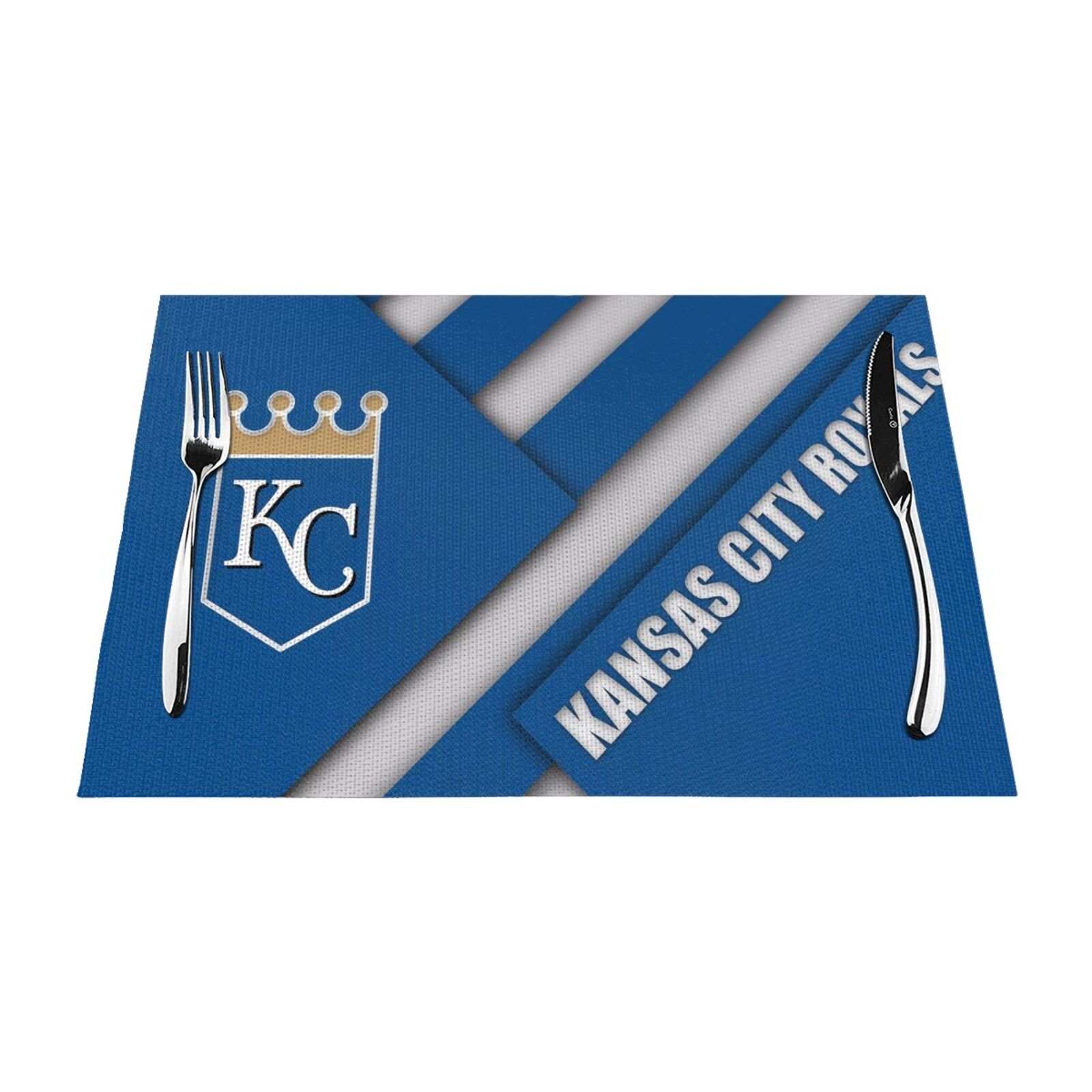 Royals Team PVC Woven Dinner Plate Mat 12x18 Inch, Easy to Clean Table ...