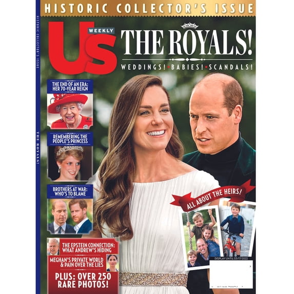 The Royals - Us Weekly Collector's Issue: A Look Back At What Shaped The Monarchy’s History, Tour Regal Residences, Rare Candid Photos Fun Facts About The Daily Lives Of Her Majesty Youngest Heirs