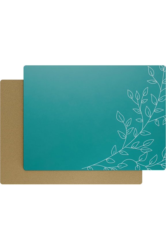 Deep Sea Green Cork-Backed Placemats - Set of 4