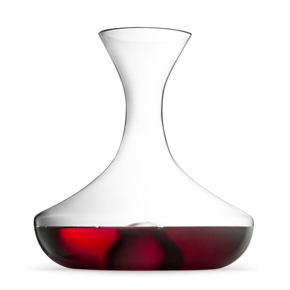 Royalty Art Elegant Crystal Decanter and Wine Carafe, 60.9 oz., Large Aerator for Red and White Wines, Liquor, and Cocktails, Vintage Design with Wide Mouth Opening