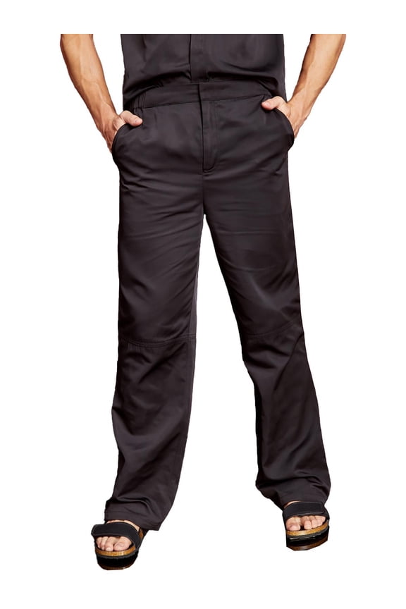Mens Utility Flat Front Trouser Pants