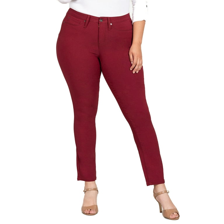 Royalty By YMI Women s Plus Size Colored Hyperstretch Skinny Jean