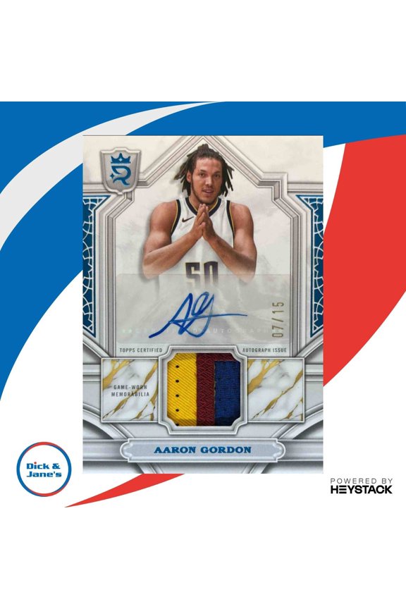 Royalty Collection Aaron Gordon #RA-AG Relic Signatures Blue