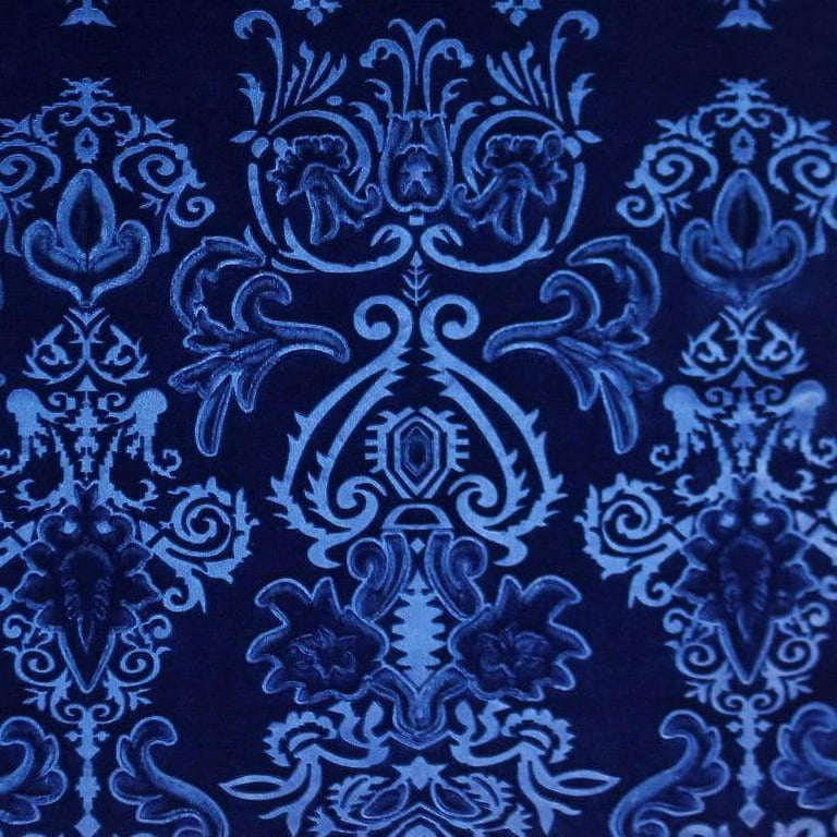 Royalty Embossed Stretch Velvet Fabric