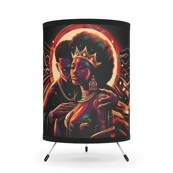 Royalty Love & Light Tripod Lamp & Shade - Model2