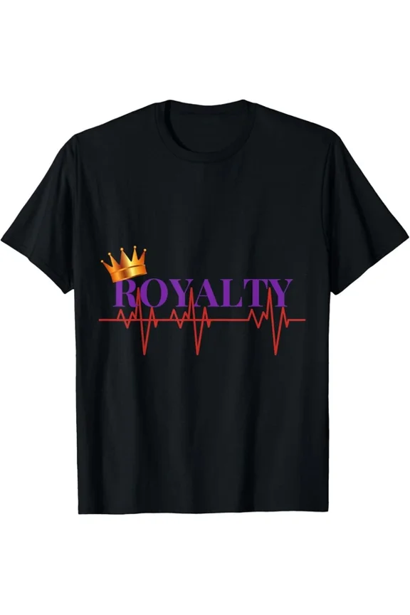 Royalty Style Bold Statement Graphic T-shirt